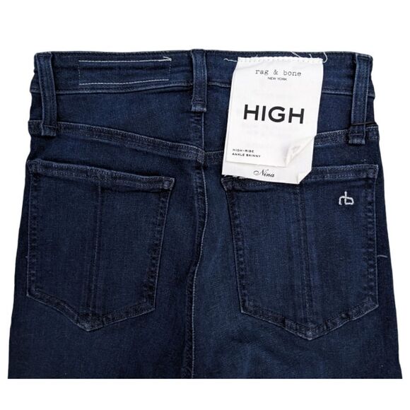 Rag & Bone Women's Nina High Rise Ankle Skinny in Viola Wash Size 24 NWT - Picture 5 of 8
